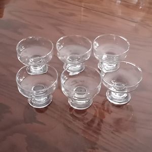 Set of 6 dessert cups